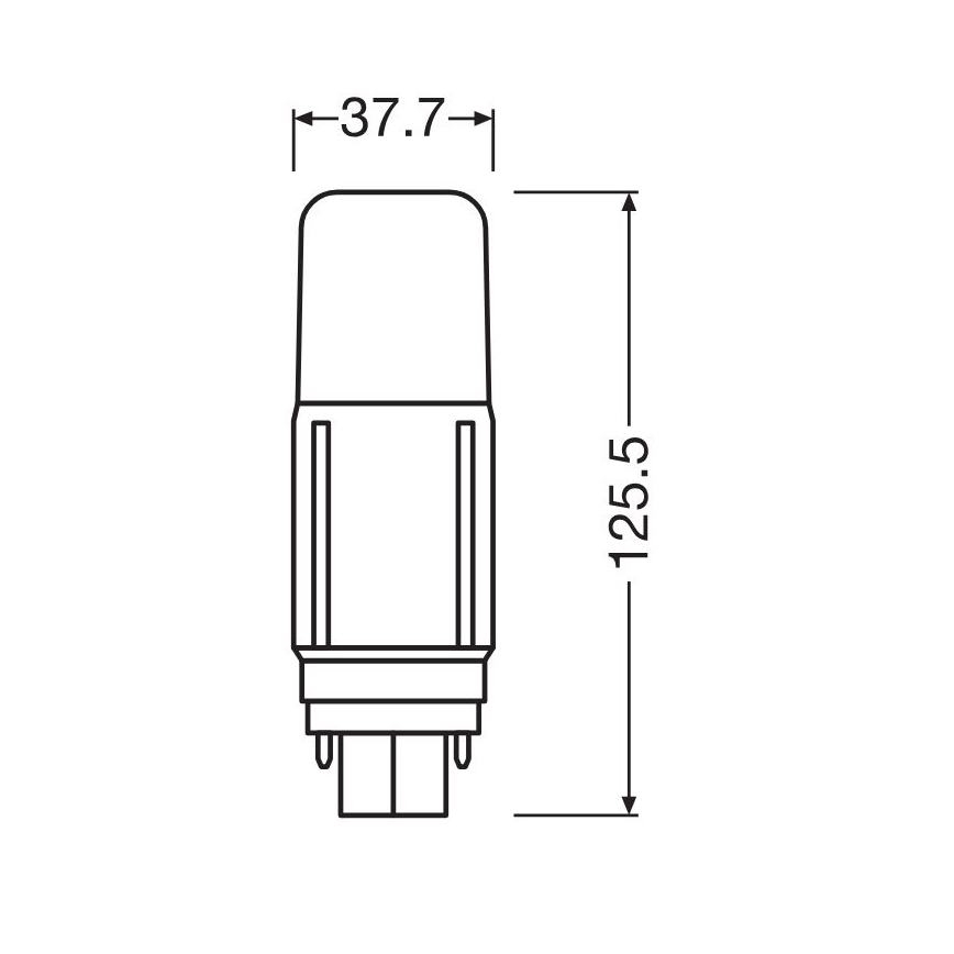 Ampoule LED G24d/9,5W/230V 3000K - Osram