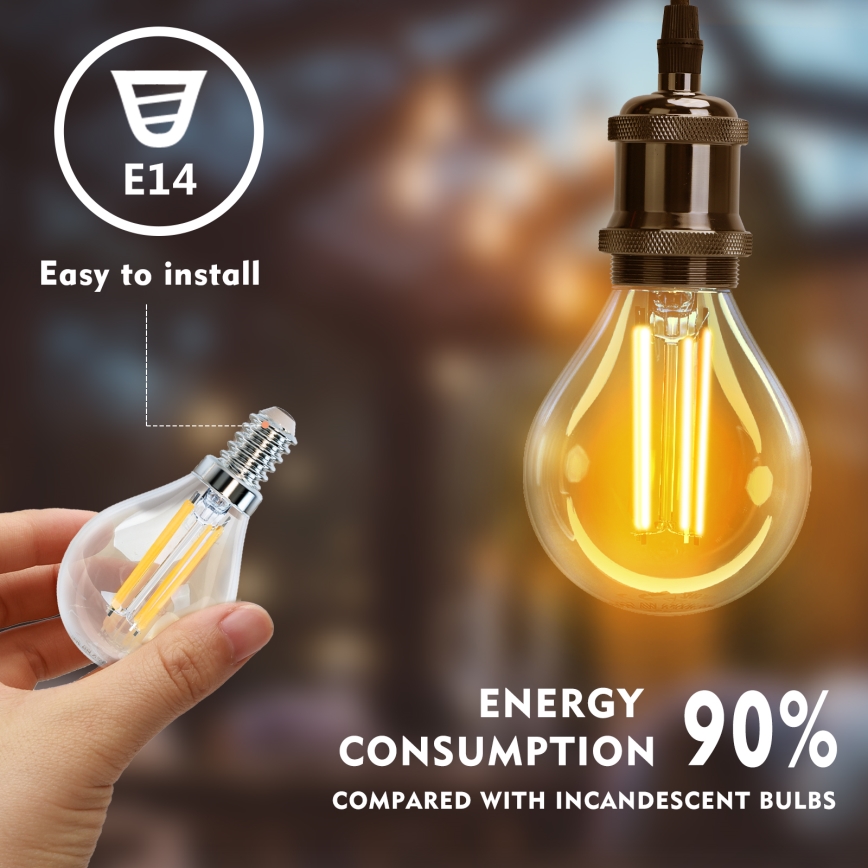 Ampoule LED G45 E14/4W/230V 2700K - Aigostar