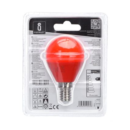 Ampoule LED G45 E14/4W/230V orange - Aigostar