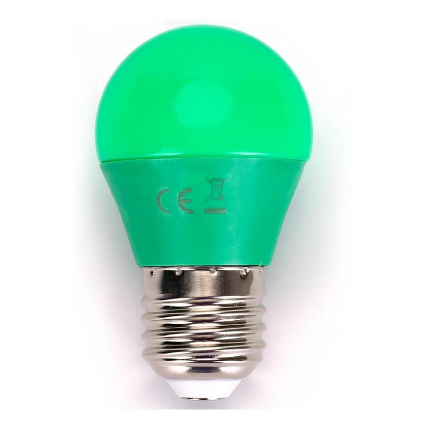 Ampoule LED G45 E14/4W/230V verte - Aigostar