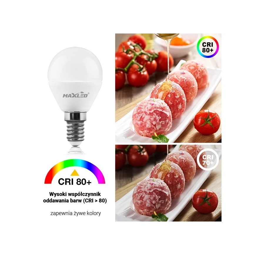 Ampoule LED G45 E14/7W/230V 4000K