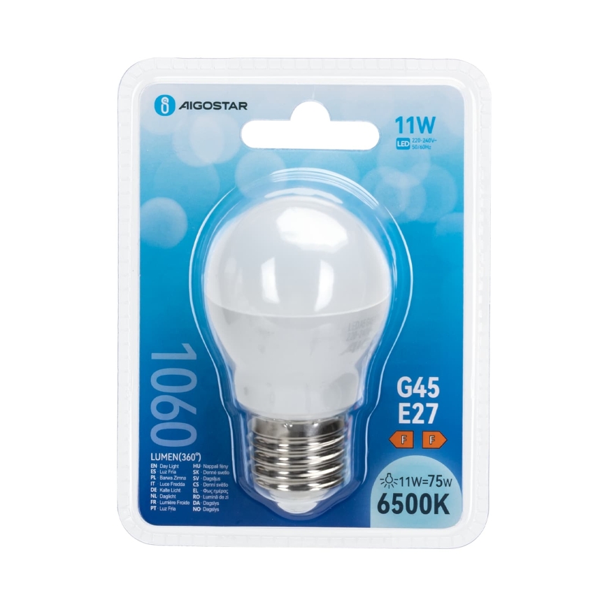 Ampoule LED G45 E27/11W/230V 6500K - Aigostar