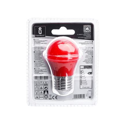 Ampoule LED G45 E27/4W/230V rouge - Aigostar