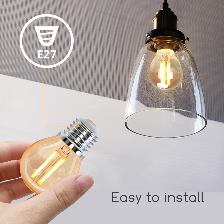ampoule LED G45 E27/6W/230V 2200K - Aigostar