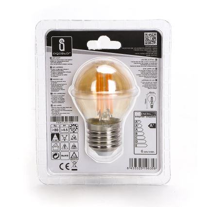 ampoule LED G45 E27/6W/230V 2200K - Aigostar