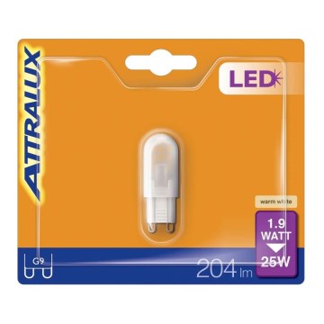 Ampoule LED G9/1,9W/230V 2700K - Attralux