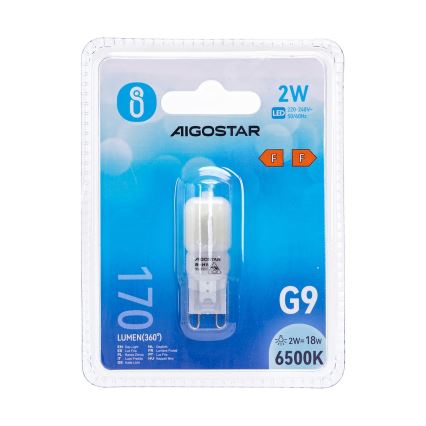 Ampoule LED G9/2W/230V 6500K - Aigostar