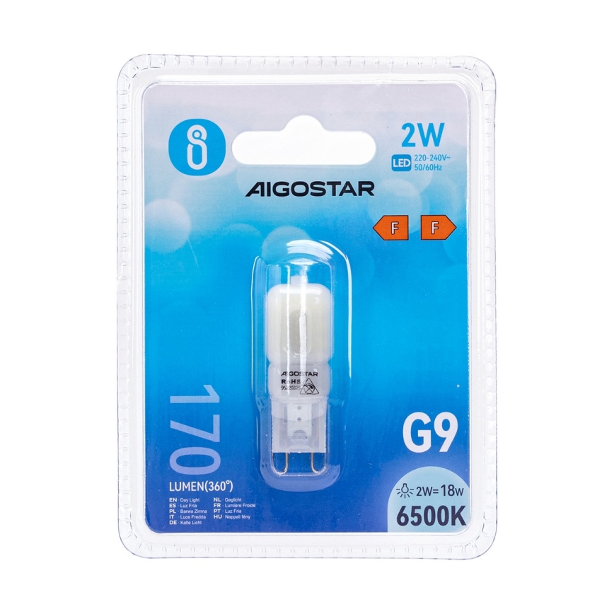 Ampoule LED G9/2W/230V 6500K - Aigostar