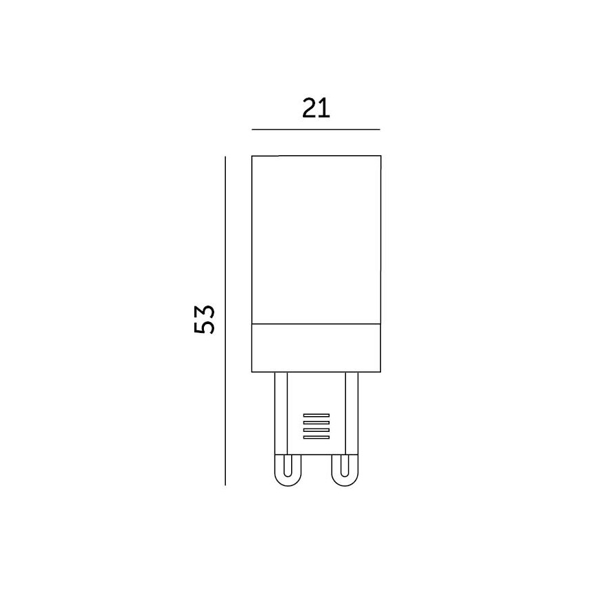 Ampoule LED G9/3W/230V 4000K 100°