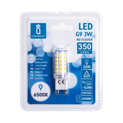 Ampoule LED G9/3W/230V 6500K - Aigostar