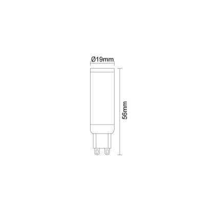 Ampoule LED G9/4,6W/230V 4000K