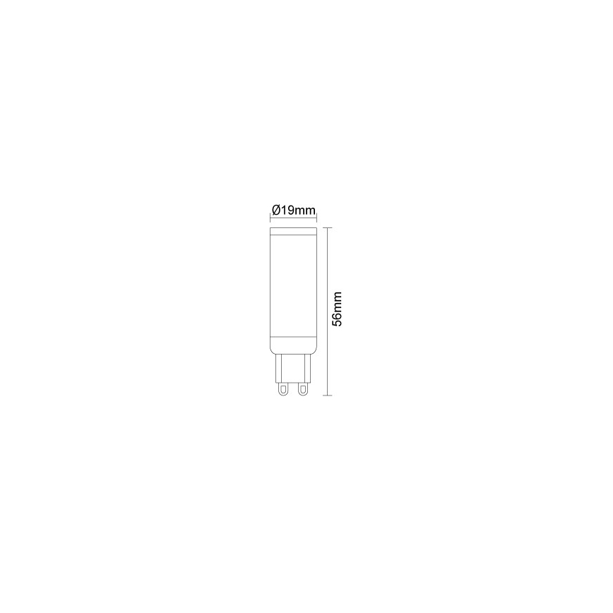 Ampoule LED G9/4,6W/230V 4000K