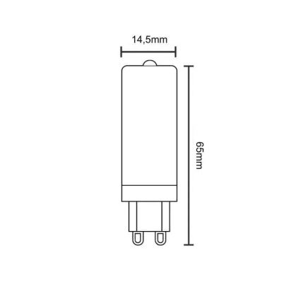 Ampoule LED G9/4W/230V 2800K