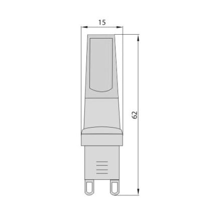 Ampoule LED G9/4W/230V 3000K