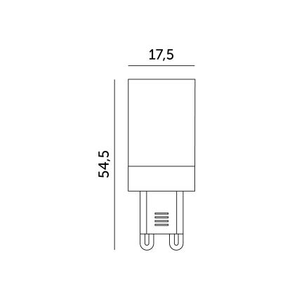 Ampoule LED G9/4W/230V 6000K