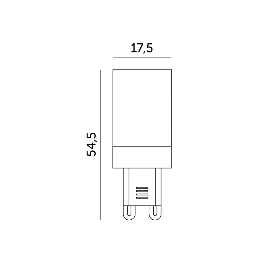 Ampoule LED G9/4W/230V 6000K