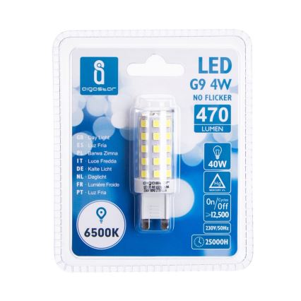 Ampoule LED G9/4W/230V 6500K - Aigostar