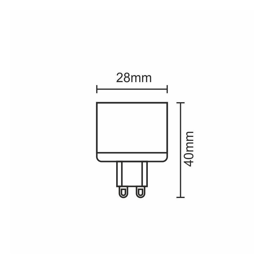 Ampoule LED G9/5W/230V 4000K