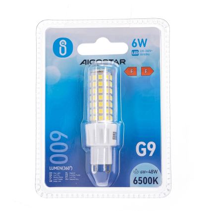 Ampoule LED G9/6W/230V 6500K - Aigostar