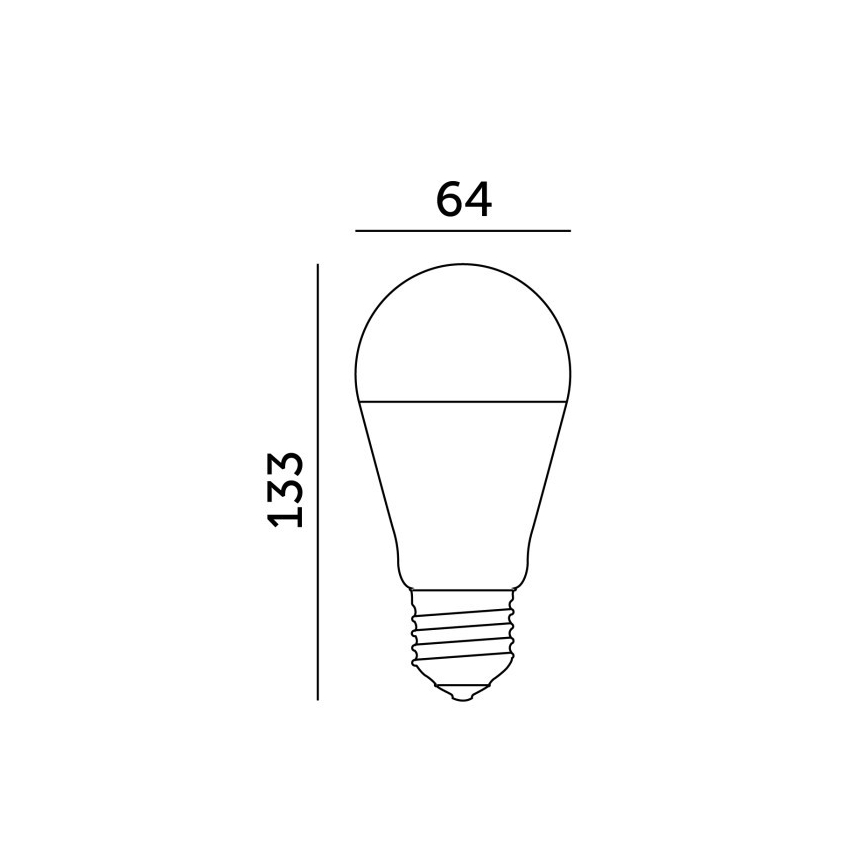 Ampoule LED GS E27/17W/230V 4000K