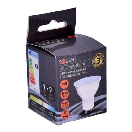 Ampoule LED GU10/7W/230V 4000K