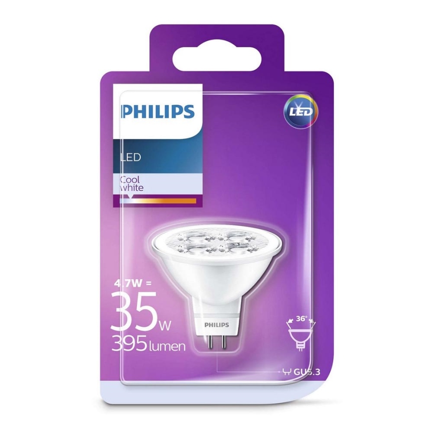 Ampoule LED GU5,3/MR16/4,7W/12V - Philips