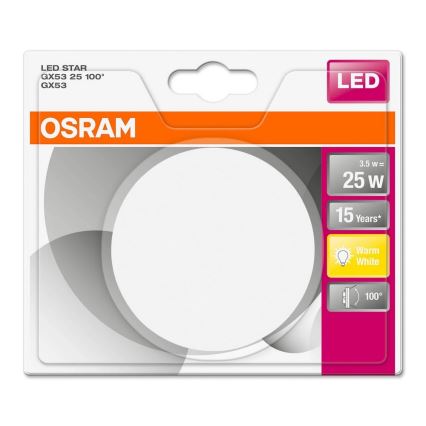 Ampoule LED GX53/3,5W/230V 2700K - Osram