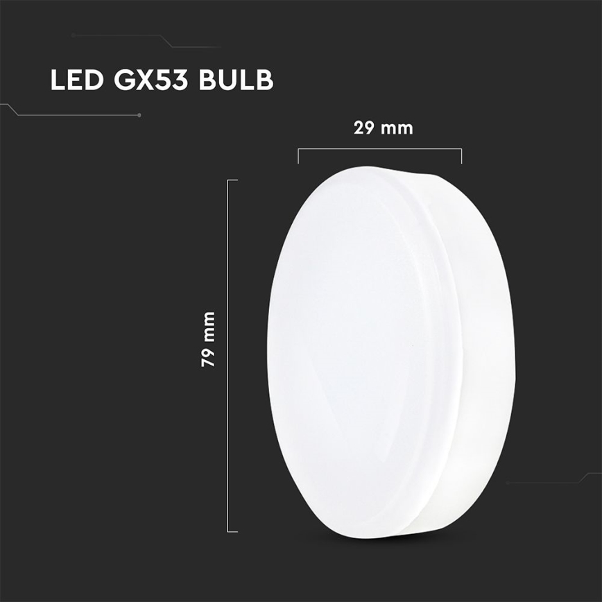 Ampoule LED GX53/6,4W/230V 4000K