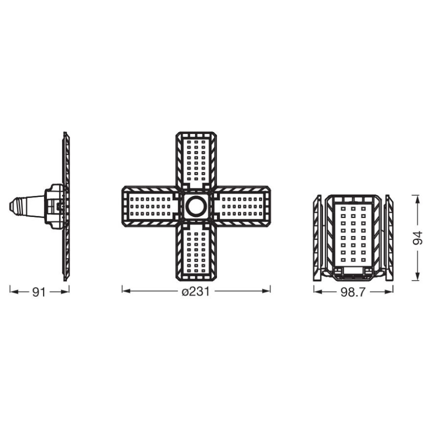 Ampoule LED HIGHBAY E27/23W/230V 4000K - Ledvance