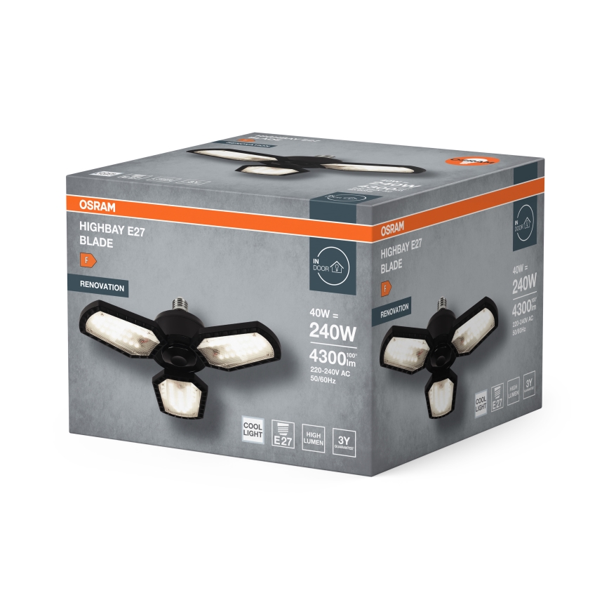 Ampoule LED HIGHBAY E27/40W/230V 4000K - Osram