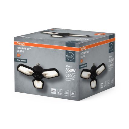 Ampoule LED HIGHBAY E27/60W/230V 4000K - Osram