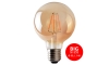 Ampoule LED LEDSTAR AMBER G95 E27/8W/230V 2200K