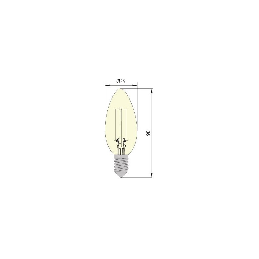 Ampoule LED LEDSTAR CLASIC E14/5W/230V 3000K