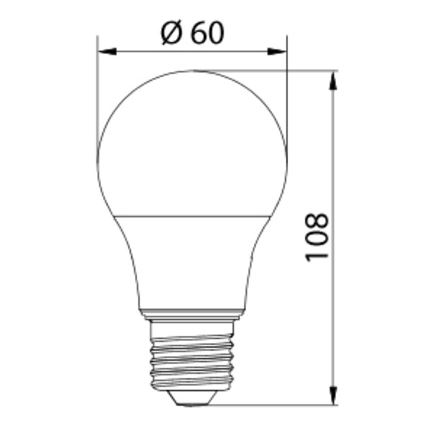 Ampoule LED LEDSTAR ECO E27/10W/230V 4000K