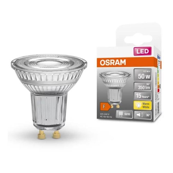 Ampoule LED PAR16 GU10/4,3W/230V 2700K - Osram