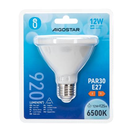 Ampoule LED PAR30 E27/12W/230V 6500K - Aigostar