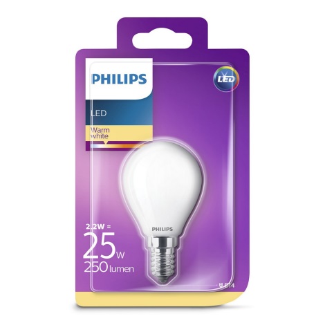 Ampoule LED Philips E14/2,2W/230V 2700K