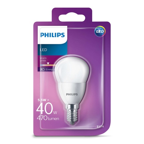Ampoule LED Philips E14/5,5W/230V 2700K