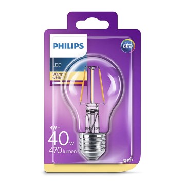 Ampoule LED Philips E27/4W/230V 2700K