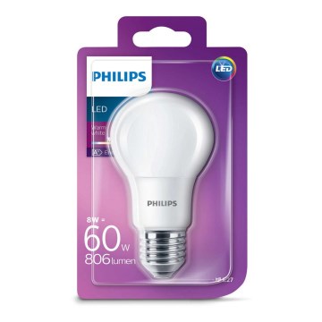 Ampoule LED Philips E27/8W/230V 2700K
