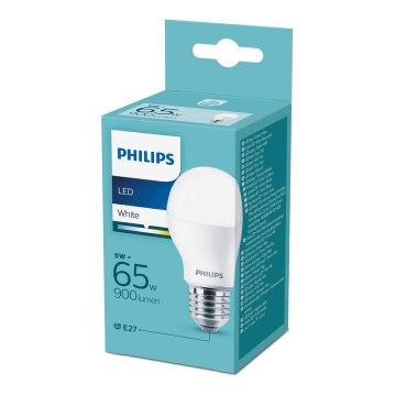 Ampoule LED Philips E27 9 W, 230 V, 3000 K (blanc chaud)