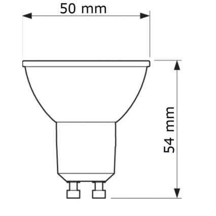 Ampoule LED Philips GU10/6,7W/230V 6500K