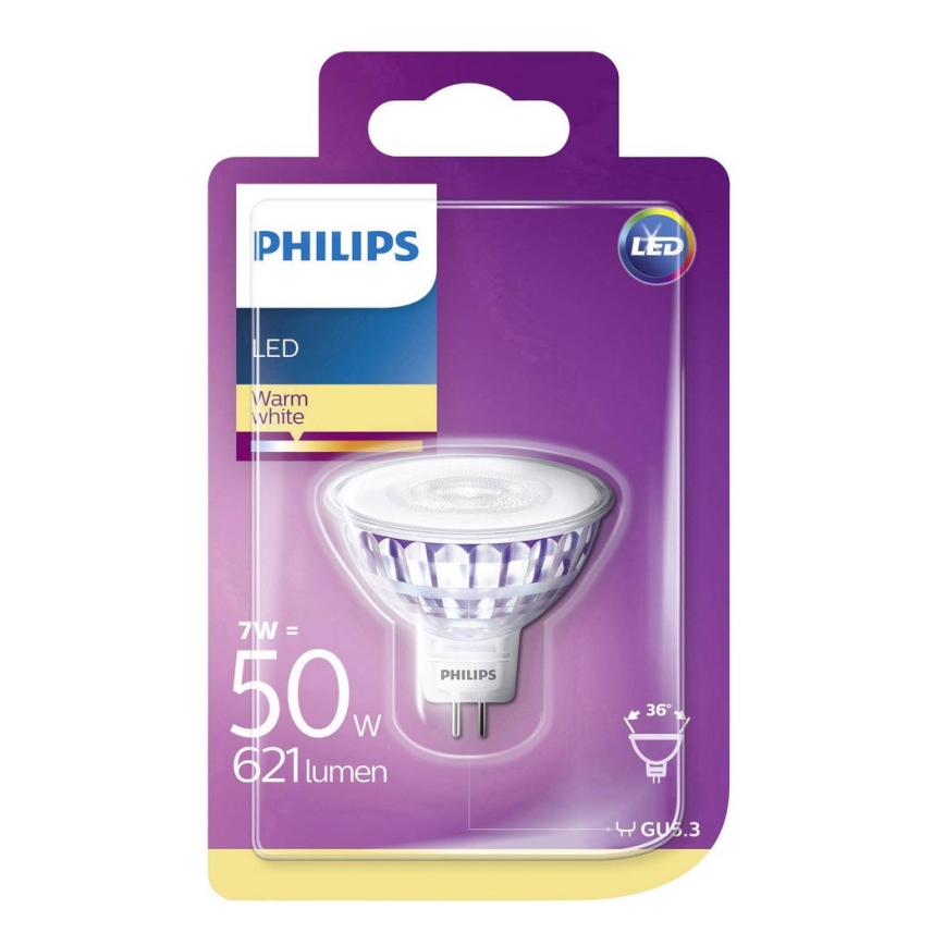 Ampoule LED Philips GU5.3/7W/12V 2700K