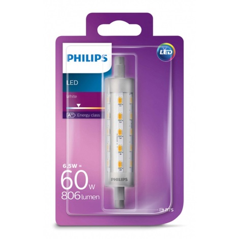 Ampoule LED Philips LINEAR R7s/6,5W/230V 3000K 118mm