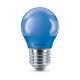 Ampoule LED Philips P45 E27/3,1W/230V bleu