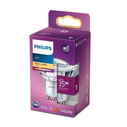 Ampoule LED Philips PAR16 GU10/3,5W/230V 2700K