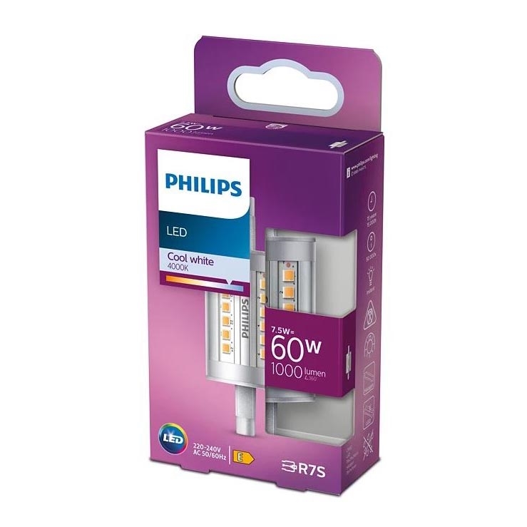 Ampoule LED Philips R7s/7,5W/230V 4000K 78 mm