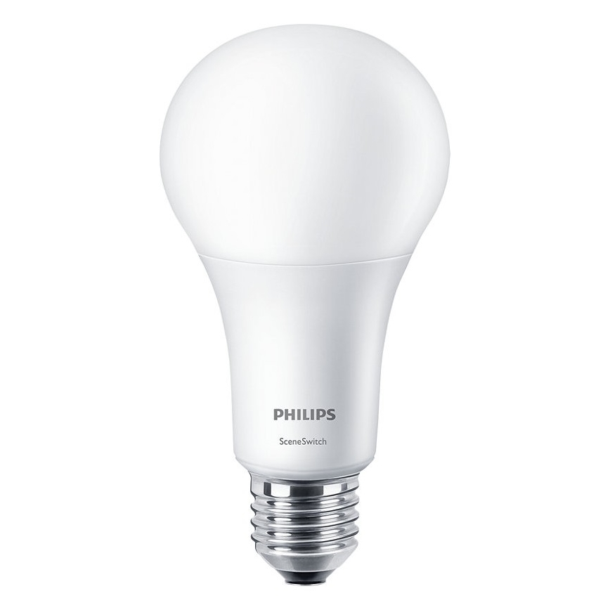 Ampoule LED Philips SCENE SWITCH A67 E27/14W/230V 2700/4000K