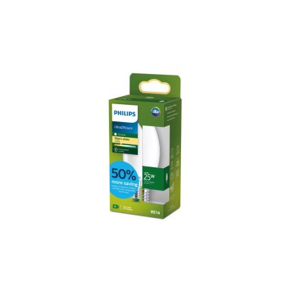 Ampoule LED Philips ULTRAEFFICIENT B35 E14, 1,2 W, 230 V, 2700 K