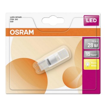 Ampoule LED PIN G9/2,6W/230V 2700K - Osram